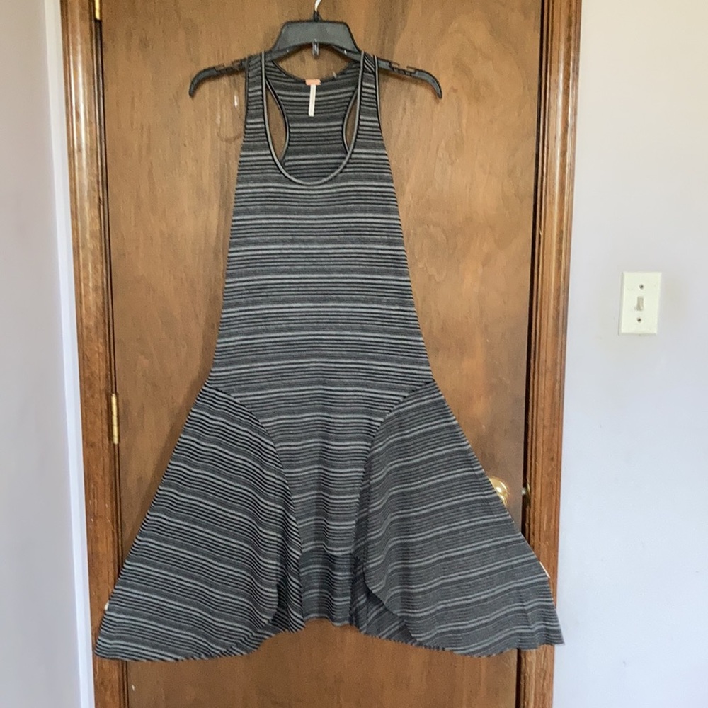poof sleeveless striped dress with stretch casual neutral size S juniors - Picture 16 of 17